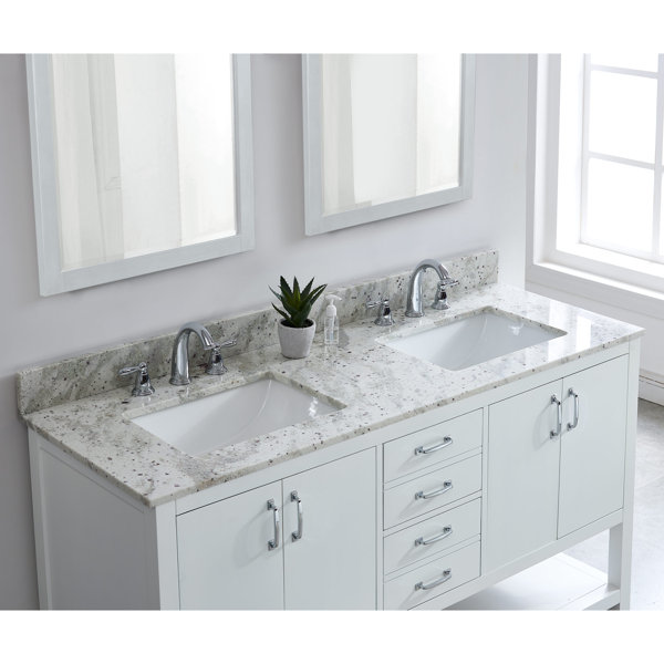 Barwicks 60Double Freestanding Bathroom Vanity with Sink,with 4 Doors